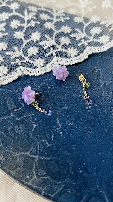 accessory アジサイのピアス